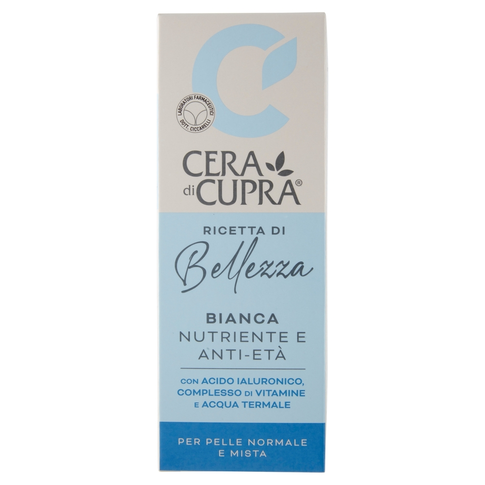 Cera di Cupra Ricetta di Bellezza Bianca Nutriente e Anti-Età 75 ml